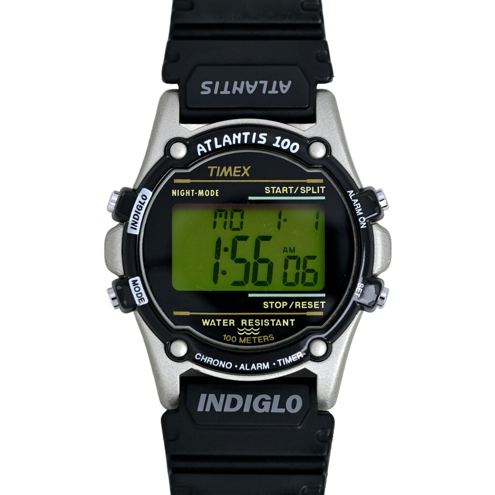 Timex Atlantis 100 Retro Wrist Watch 100m Water Resist 37mm